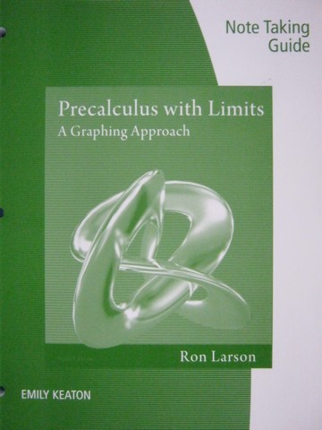 (image for) Precalculus with Limits 6th Edition Note Taking Guide (P)