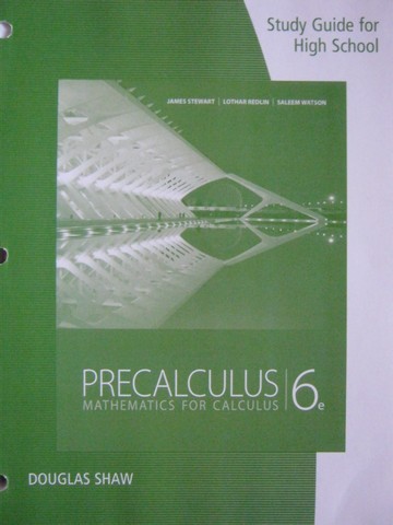 (image for) Precalculus Mathematics for Calculus 6th Edition Study Guide (P)