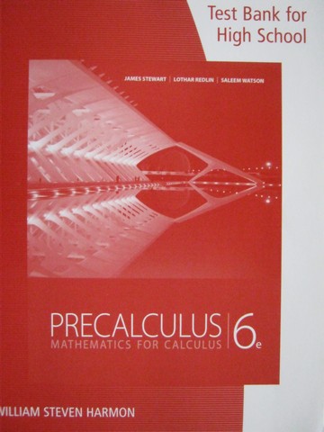 (image for) Precalculus Mathematics for Calculus 6th Edition Test Bank (P)