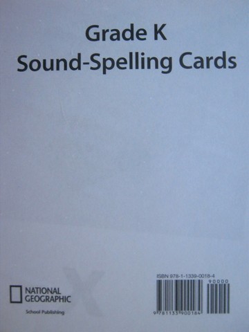 (image for) Reach for Reading K Sound-Spelling Cards (Pk)