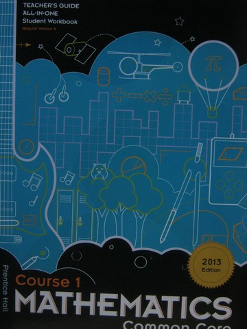 (image for) Mathematics Course 1 Common Core All-in-One Workbook A TG (P)
