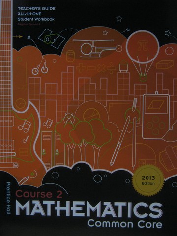 (image for) Mathematics Course 2 Common Core All-in-One Workbook A TG (P)