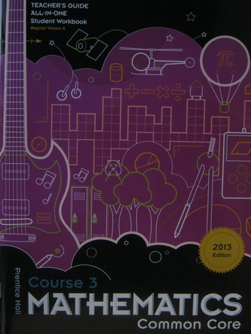 (image for) Mathematics Course 3 Common Core All-in-One Workbook A TG (P)