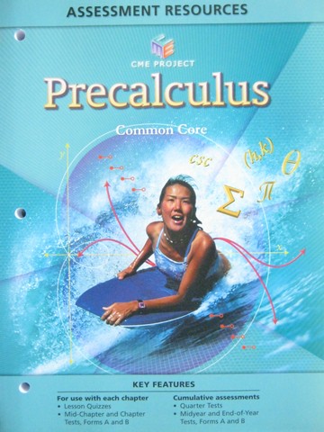 (image for) CME Precalculus Common Core Assessment Resources (P)