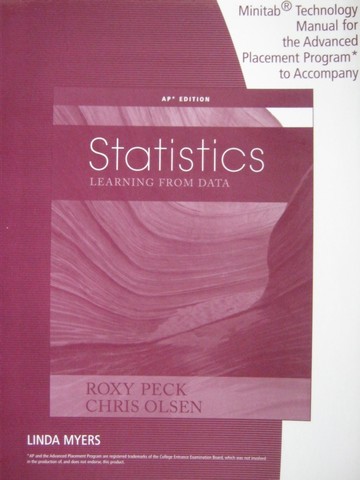 (image for) Statistics Learning from Data AP Edition Minitab Technology (P)