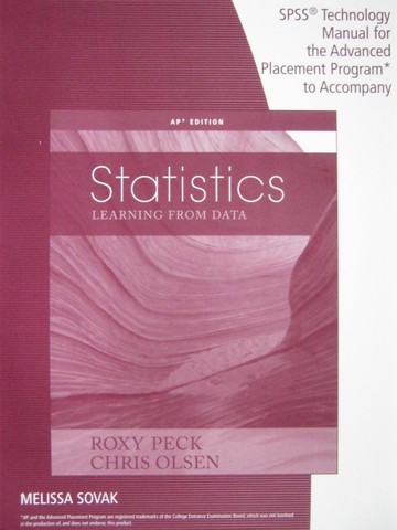 (image for) Statistics Learning from Data AP Edition SPSS Technology (P)