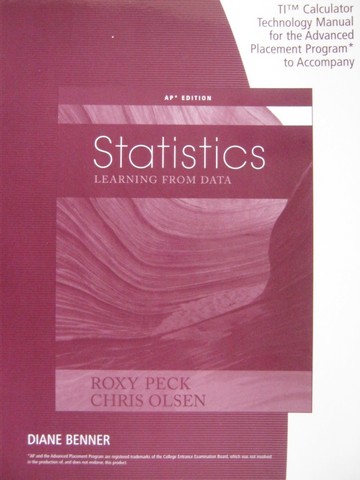 (image for) Statistics Learning from Data AP Edition TI Calculator Tech (P)