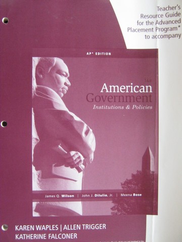 (image for) American Government 14th Edition AP Edition TRG (TE)(P)