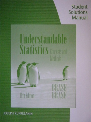 (image for) Understandable Statistics 11e Student Solutions Manual (P)