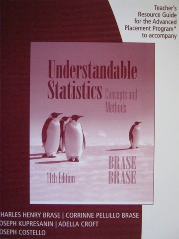 (image for) Understandable Statistics 11e AP Teacher's Resource Guide (P)