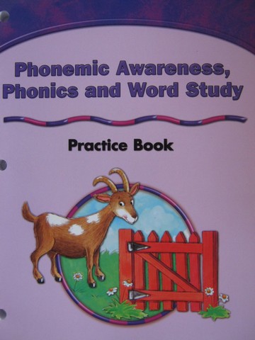 (image for) Phonemic Awareness Phonics & Word Study Practice Book (P)
