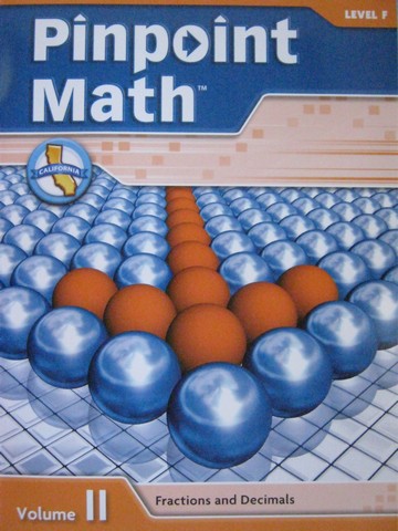 (image for) Pinpoint Math F Volume II Student Booklet (CA)(P)