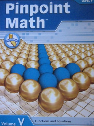(image for) Pinpoint math F Volume V Student Booklet (CA)(P)