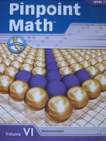 (image for) Pinpoint Math F Volume VI Student Booklet (CA)(P)