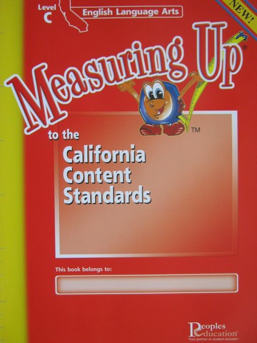 (image for) Measuring Up English Language Arts Level C (CA)(P) by Miller