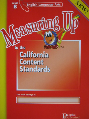 (image for) Measuring Up English Language Arts Level B (CA)(P) by Miller
