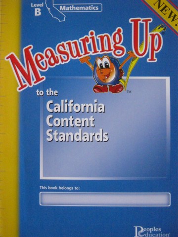 (image for) Measuring Up Mathematics Level B (CA)(P) by Diane Miller