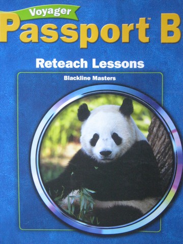 (image for) Voyager Passport B Reteach Lessons BLM (Spiral)