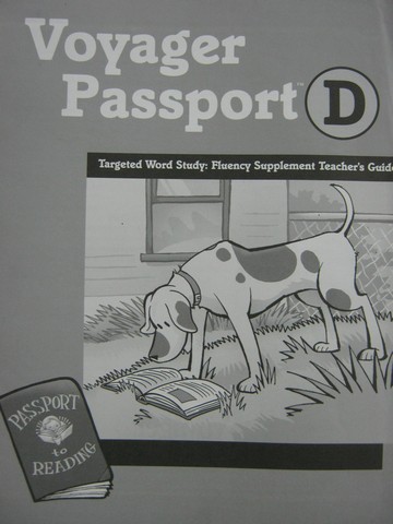 (image for) Voyager Passport D Targeted Word Study Fluency Supplement TG (P)