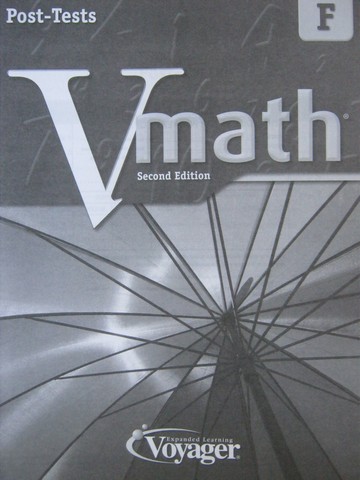 (image for) Vmath F 2nd Edition Post-Tests (P)