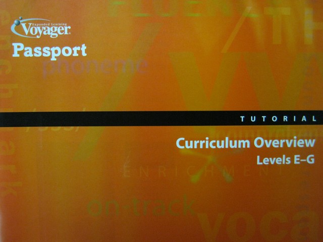 (image for) Voyager Passport Levels E-G Curriculum Overview (P)