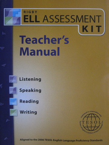 (image for) ELL Assessment Kit Teacher's Manual (TE)(Spiral) by Gottlieb