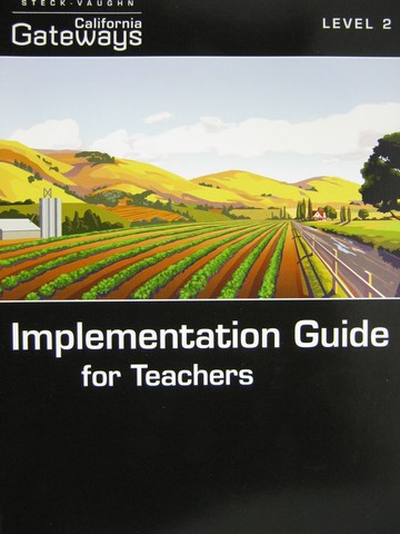 (image for) California Gateways 2 Implementation Guide for Teachers (P)