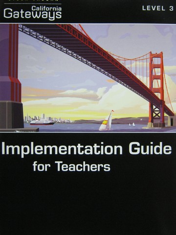 (image for) California Gateways 3 Implementation Guide for Teachers (P)