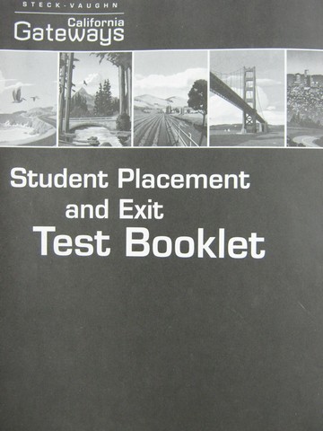 (image for) California Gateways Student Placement & Exit Test Booklet (P)