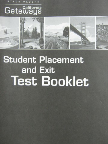 (image for) California Gateways Student Placement & Exit Test Booklet (P)