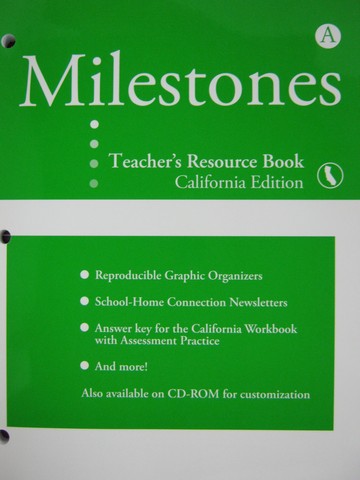 (image for) Milestones A TRB California Edition (CA)(TE)(P)