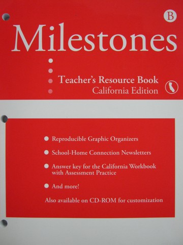 (image for) Milestones B TRB California Edition (CA)(TE)(P)