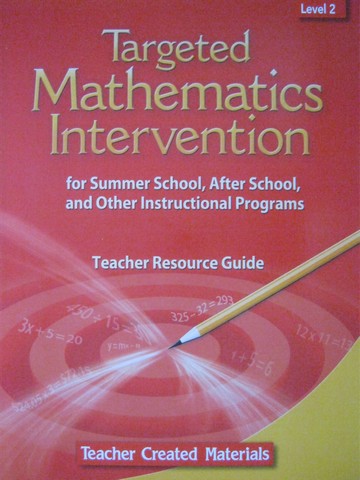 (image for) Targeted Mathematics Intervention 2 TRG (TE)(P) by Sara Johnson