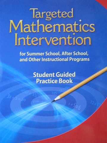 (image for) Targeted Mathematics Intervention 2 Student Guided Practice (P)