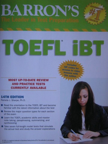 (image for) TOEFL iBT 14th Edition (P) by Pamela J Sharpe