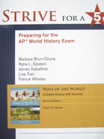 (image for) Strive for a 5 Preparing for the AP World History Exam (P)