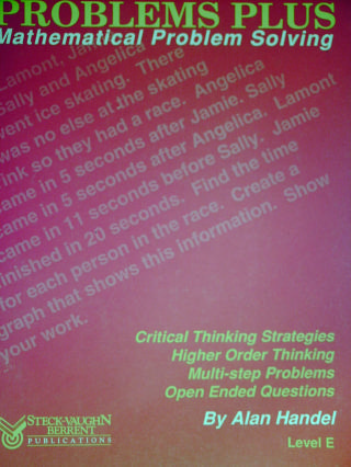 Problems Plus Mathematical Problem Solving Level E (P) (image for) Problems Plus Mathematical Problem Solving Level E (P)
