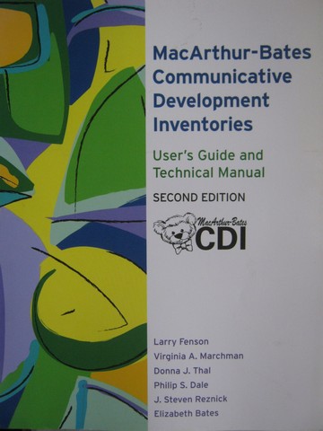 (image for) MacArthur-Bates CDI 2nd Edition User's Guide & Technical (P)