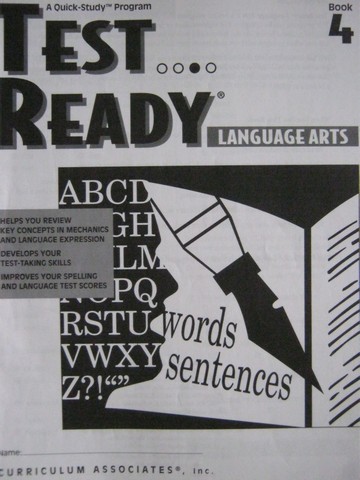 (image for) Test Ready 4 Language Arts (P) by Deborah Adcock
