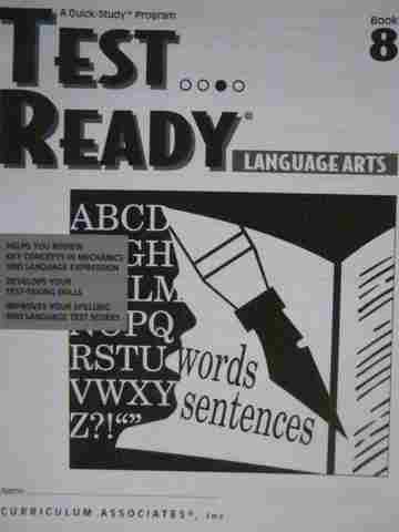 (image for) Test Ready 8 Language Arts (P) by Deborah Adcock