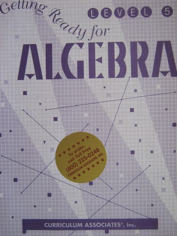 (image for) Getting Ready for Algebra 5 (P) by Enright, Gyles, Remer,