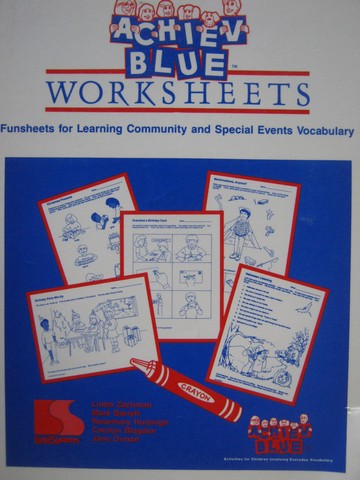 (image for) ACHIEV Blue Worksheets (Spiral) by Zachman, Barrett, Huisingh, - Click Image to Close