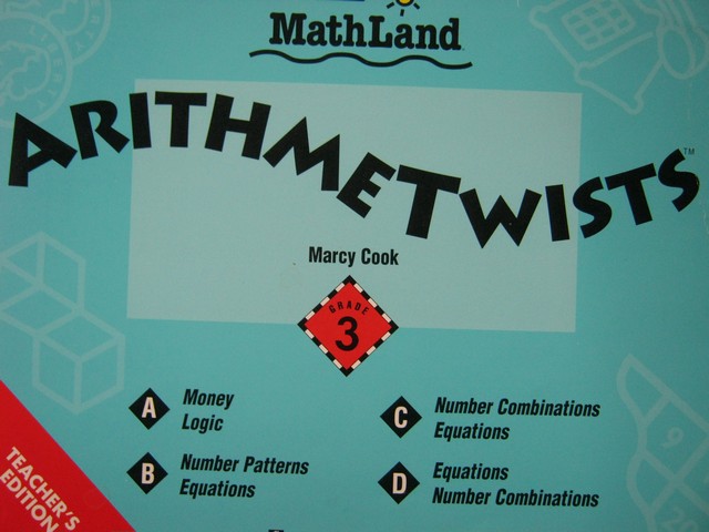 (image for) MathLand 3 Arithmetwists TE (TE)(P) by Marcy Cook
