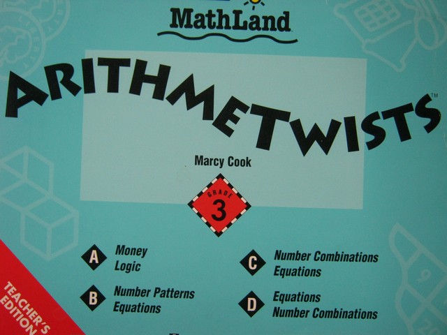 (image for) MathLand 3 Arithmetwists TE (TE)(P) by Marcy Cook