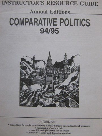 (image for) Comparative Politics 95/96 Annual Editions IRG (TE)(P)