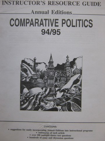 Comparative Politics 95/96 Annual Editions IRG (TE)(P) (image for) Comparative Politics 95/96 Annual Editions IRG (TE)(P)
