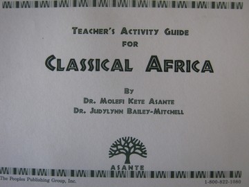 (image for) Classical Africa Teacher's Activity Guide (TE)(P) by Asante,