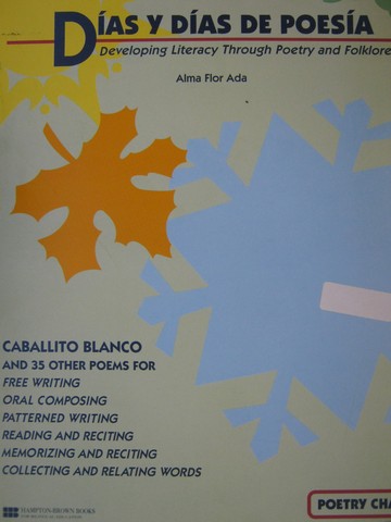 (image for) Dias y Dias de Poesia Caballito Blanco (Spiral)(Big) by Ada - Click Image to Close