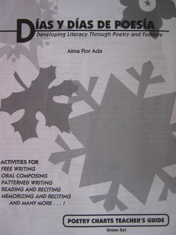 (image for) Dias y Dias de poesia Green set Poetry Charts TG (TE)(P)