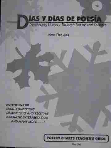 (image for) Dias y dias de poesia Blue Set Poetry Charts TG (TE)(P)